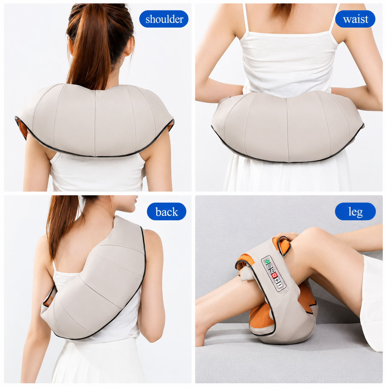 ✨ Masajeador Eléctrico Cervical con Calor – Para Cuello, Espalda, Hombros y Piernas ✨